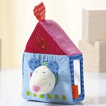 Hochet en tissu &laquo; La souris et sa maison &raquo; de HABA