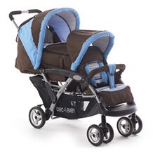 Geschwisterwagen "DUO" terranova braun-t&uuml;rkis von Chic 4 Baby