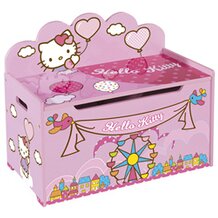 Le coffre-banc avec couvercle de HELLO KITTY