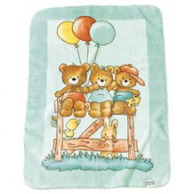 Couverture b&eacute;b&eacute; en molleton 