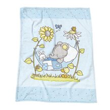 Couverture molletonn&eacute; en microfibres de BABY BEST