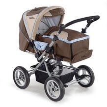 Combi-kinderwagen bruin/blauw/beige van WONDERWALK