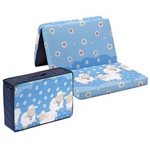Opvouwbare matras voor reisbedjes blauw 