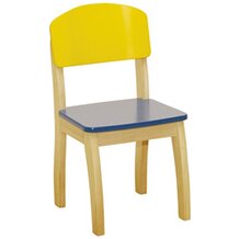Kinderstuhl, gelb/blau von ROBA
