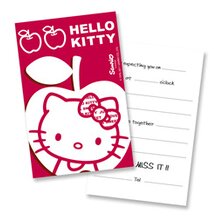 Einladungskarten von HELLO KITTY