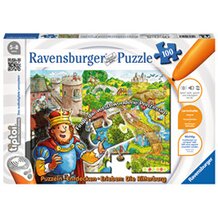 Puzzeln, Entdecken, Erleben: Die Ritterburg, Elektronisches Zuordnungs- und Legespiel von RAVENSBURGER