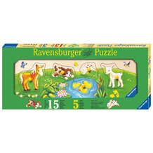 Holzpuzzle 5 Teile, Erste Tiere von RAVENSBURGER