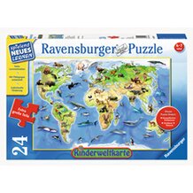 Spielend Neues Lernen 24 Teile, Kinderweltkarte von RAVENSBURGER