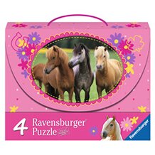 Puzzlekoffer 81 Teile, Wundersch&ouml;ne Pferde von RAVENSBURGER