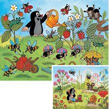 Puzzle, 20 Teile, Der Maulwurf im Garten von RAVENSBURGER