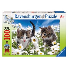 Puzzle, 100 Teile, S&uuml;&szlig;e K&auml;tzchen von RAVENSBURGER