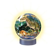 3D Puzzle-Ball 72 Teile, Nachtlicht Dinosaurier von RAVENSBURGER