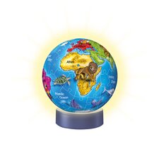3D Puzzle-Ball 72 Teile, Nachtlicht Kindererde von RAVENSBURGER