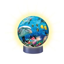 3D Puzzle-Ball 72 Teile, Nachtlicht Unterwasser von RAVENSBURGER
