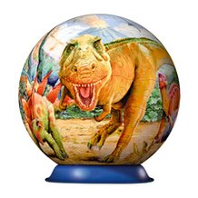3D Puzzle-Ball 108 Teile, Dinosaurier von RAVENSBURGER