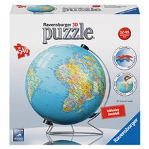 3D Puzzle-Ball 540 Teile, Erde in deutscher Sprache + V-Stand von RAVENSBURGER