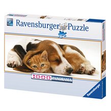 Panorama Puzzle 1.000 Teile, Tierische Freundschaft von RAVENSBURGER