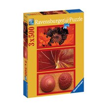 3x500 Teile 1.500 Teile, Naturimpressionen in Rot von RAVENSBURGER