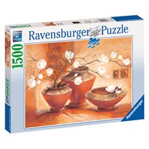 Puzzle, 1.500 Teile, Wei&szlig;e Magnolien von RAVENSBURGER