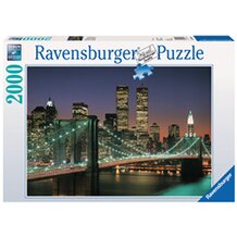 Puzzle, 2.000 Teile, New York City: Brooklyn Bridge und Manhattan von RAVENSBURGER
