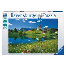 Puzzle, 2.000 Teile, Oberbayern, Inzell, Kirche St. Nikolaus von RAVENSBURGER