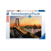 Puzzle, 3.000 Teile, San Francisco bei Nacht von RAVENSBURGER