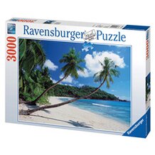 Puzzle, 3.000 Teile, Strand unter Palmen von RAVENSBURGER