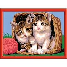Malen nach Zahlen, Katzen im K&ouml;rbchen von RAVENSBURGER