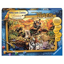 Malen nach Zahlen, Paradies der Tiger von RAVENSBURGER