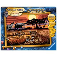 Malen nach Zahlen, Afrikanische Impression von RAVENSBURGER