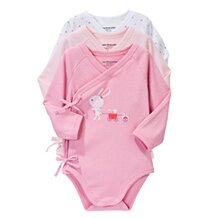 3er-Pack Erstlings-Bodys von VERTBAUDET