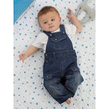 Set aus Latzhose und T-Shirt von VERTBAUDET