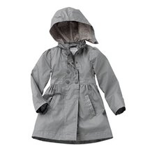 M&auml;dchenparka mit abnehmbarer Kapuze von VERTBAUDET
