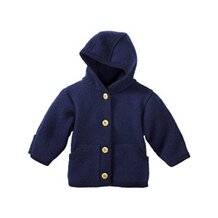 Walkjacke aus reiner Bio-Schurwolle von HESSNATUR