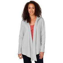 Long-Jacke aus Bio-Baumwolle mit Kapok von HESSNATUR