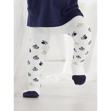 Strumpfhose mit Apfelmotiv aus Bio-Baumwolle von HESSNATUR