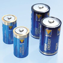 Varta-Alkaline-Batterien Mono 