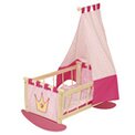 Puppenwiege "Kr&ouml;nchen" von ROBA