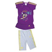 2-delig setje lila/grijs van ADIDAS