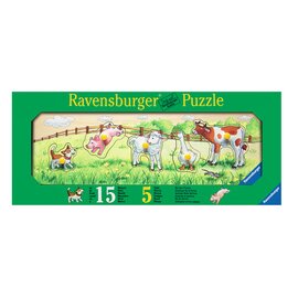 Holzpuzzle 5 Teile, Bei den Tieren von RAVENSBURGER