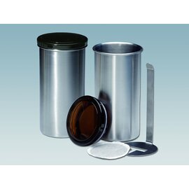 Kaffeepad Dose mit Liftsystem aus Edelstahl, 2er-Set 