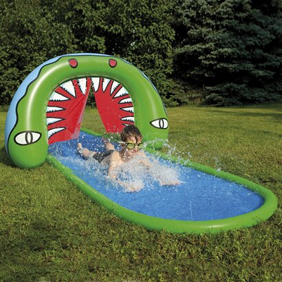 La rampe de glissade aquatique "crocodile" de FRIEDOLA