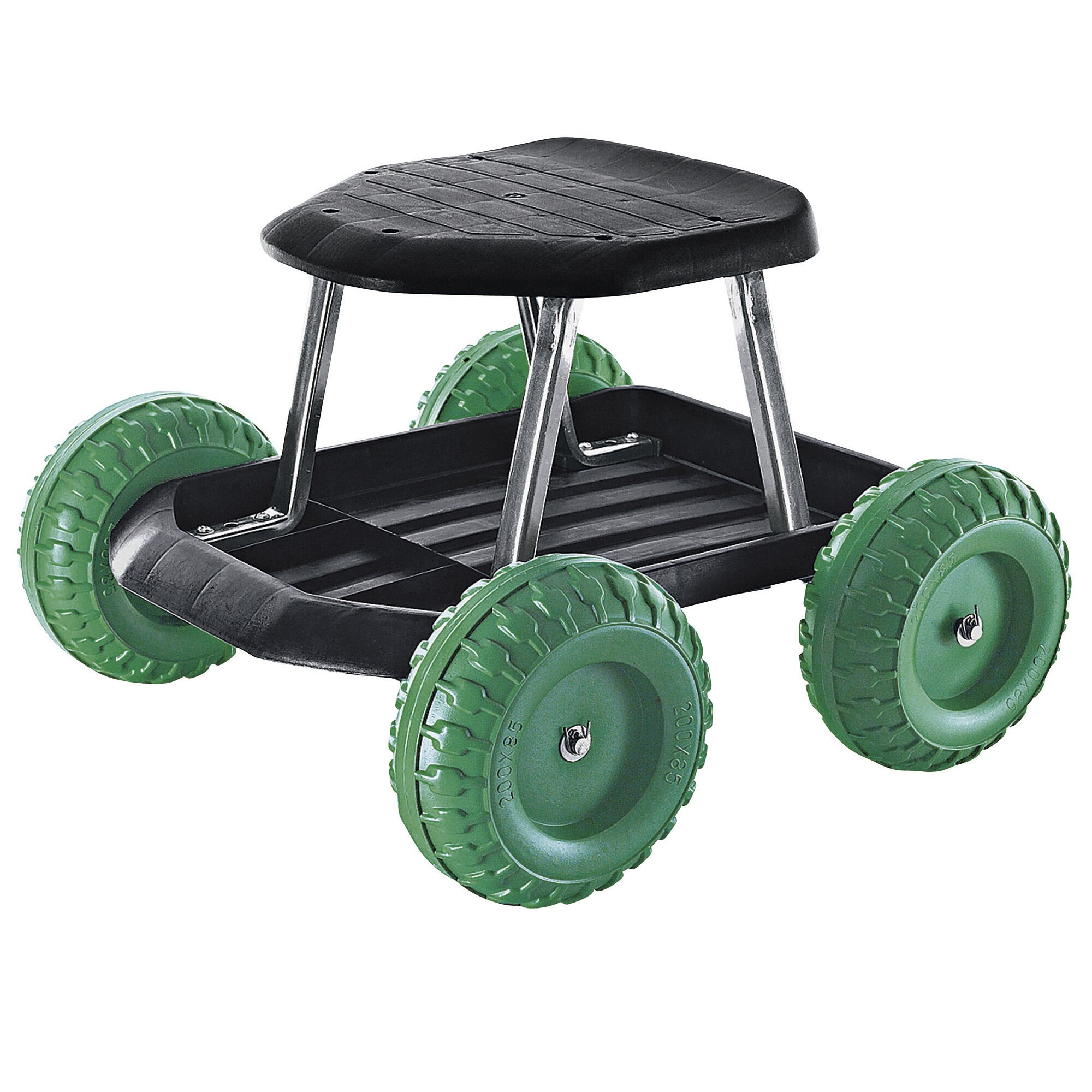 Siège à roulettes TRI, siège roulant pour le jardin, tabouret de jardin mobile, chariot de jardin, tabouret roulant de jardin