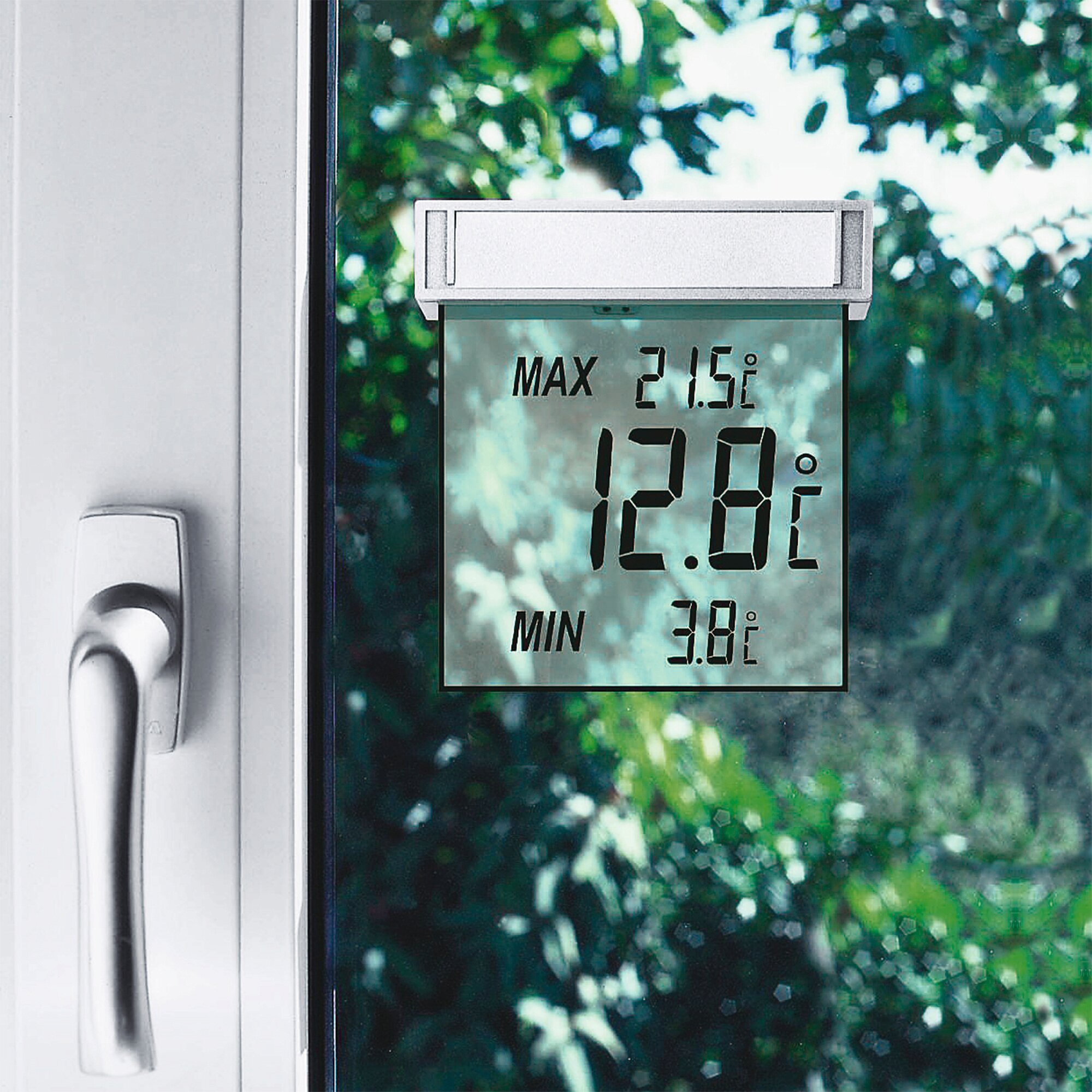 Thermomètre de fenêtre solaire