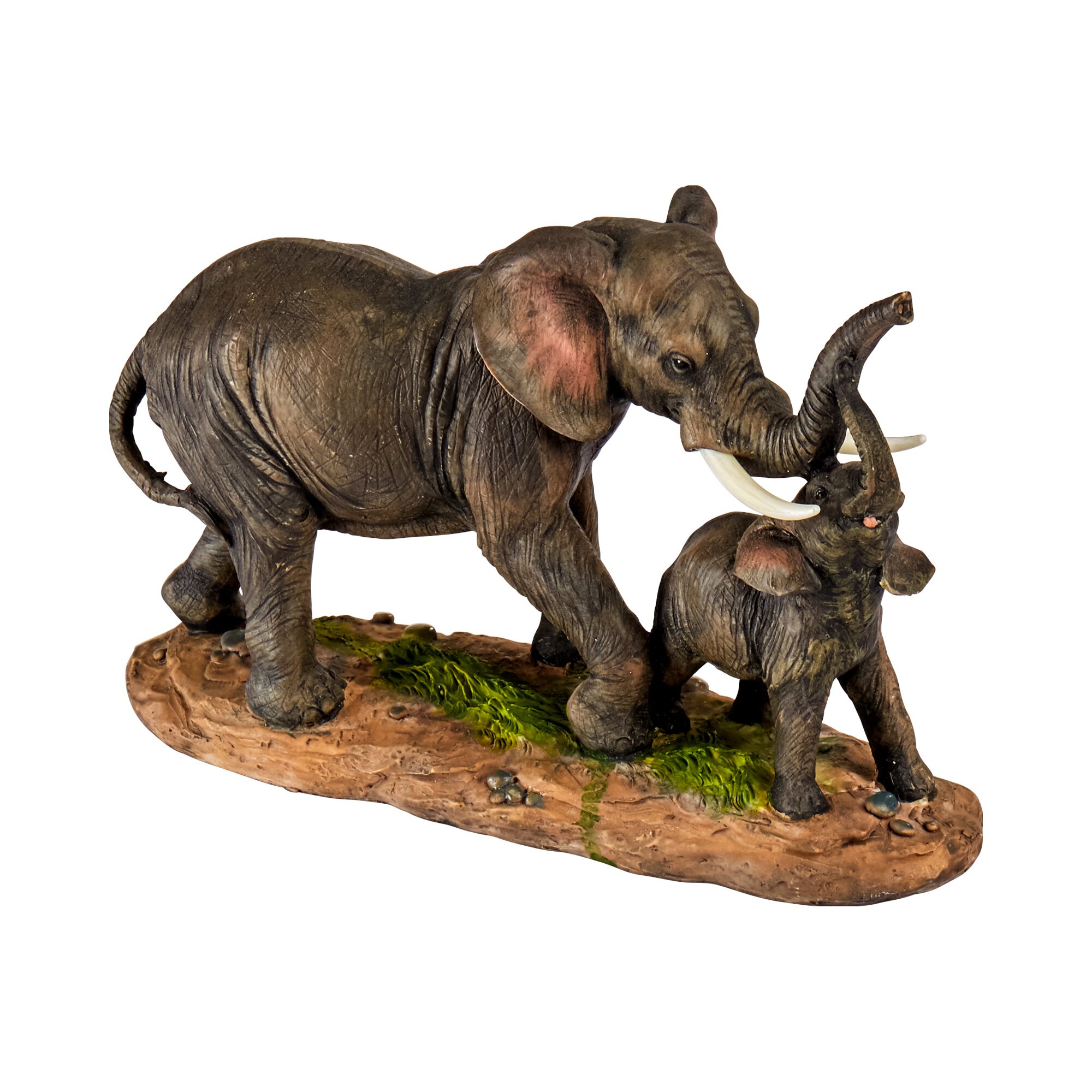 Image of Elefantenmama mit Baby