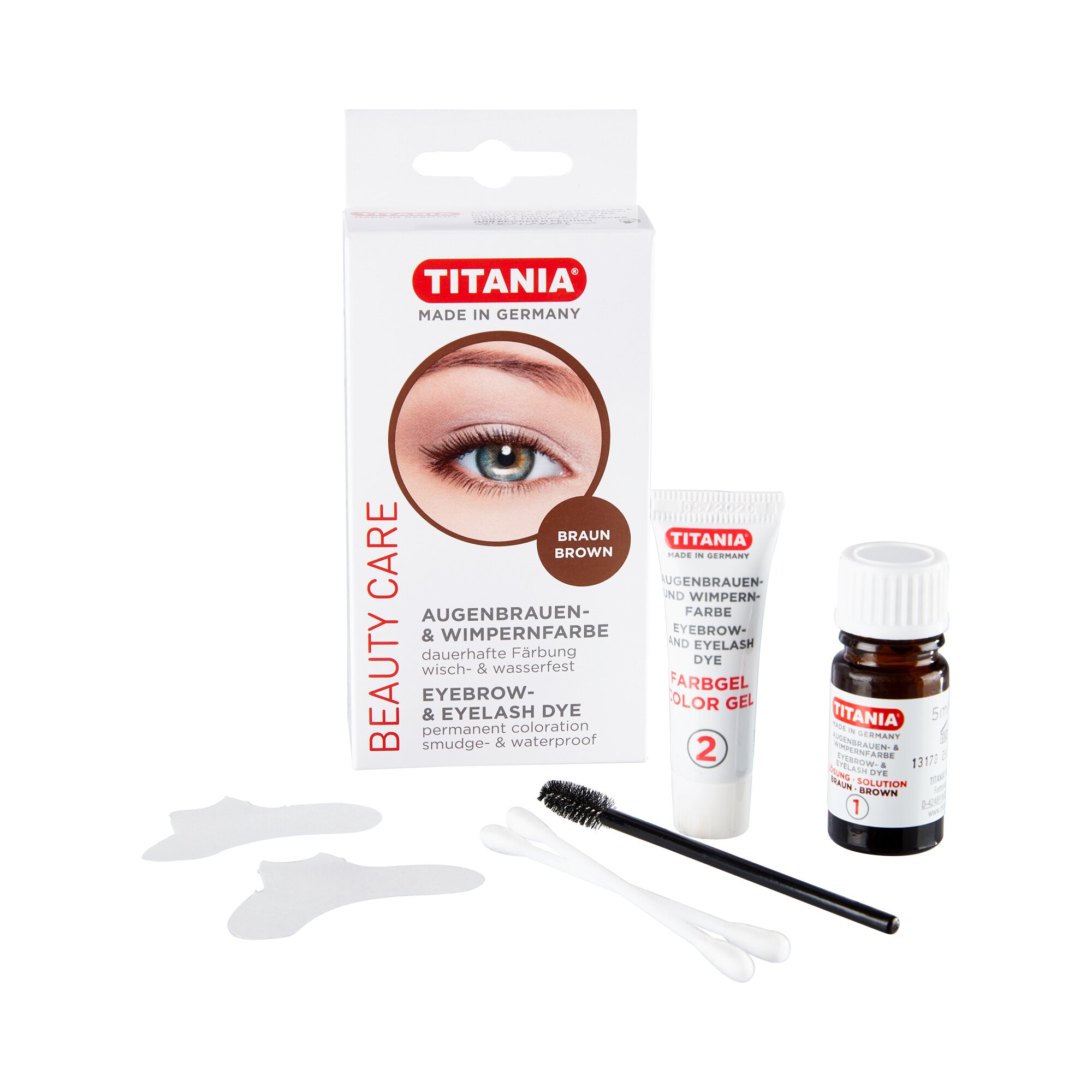 TITANIA TITANIA® Augenbrauen- und Wimpernfarbe, braun