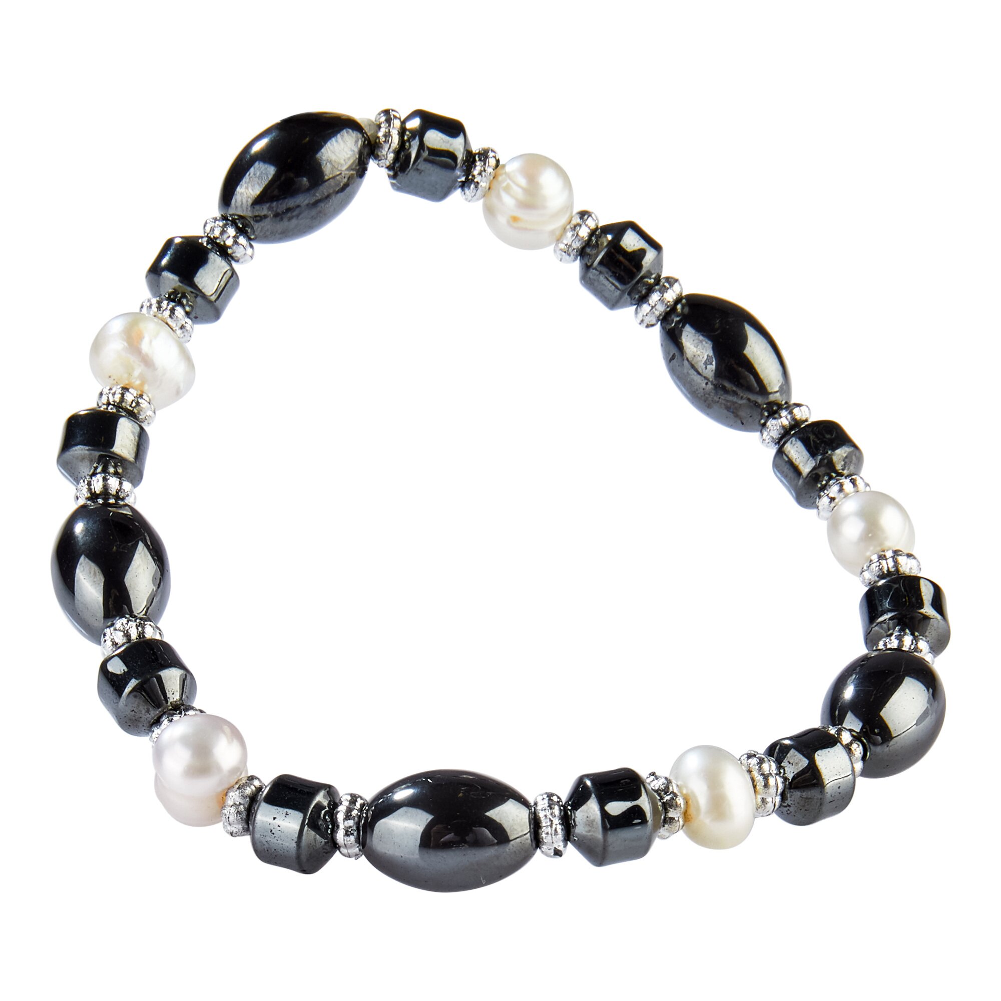 Bracelet « Perles et hématites »