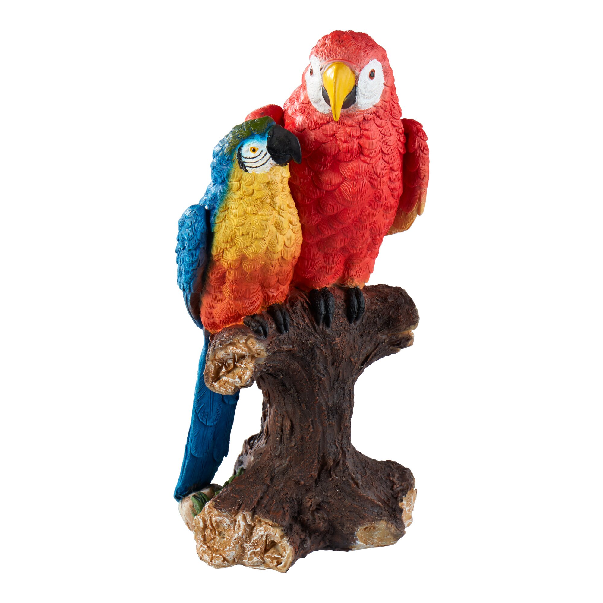 Duo de perroquets décoratifs
