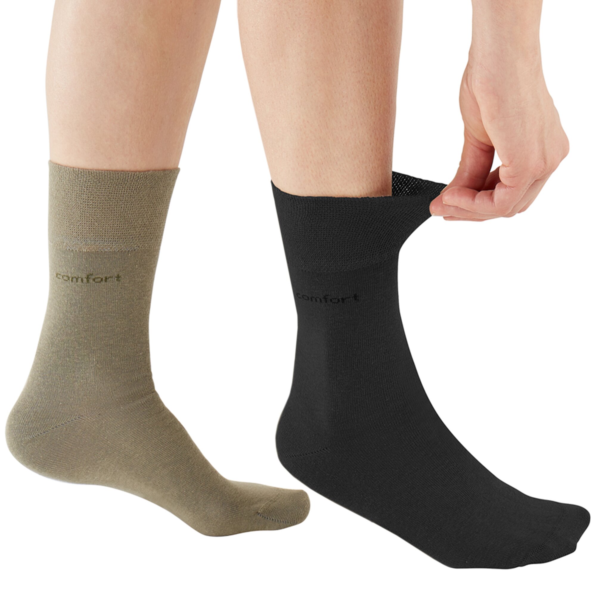 wonderWALK Komfort-Socken, 2 Paar, Größe: 35