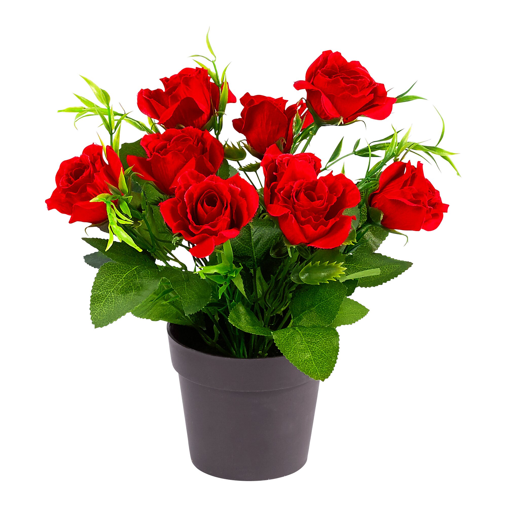 Image of Blumengesteck "Rose", rot